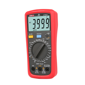 UNI-T UT39C + แบบพกพา750V AC มัลติมิเตอร์, เตือนกระแสเกิน1000V ทดสอบแรงดันไฟฟ้าดิจิตอลมัลติมิเตอร์สูง - Product Image 2