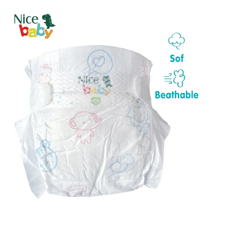 Los pañales Niceday ultrafinos de alta calidad para bebés son seguros e inodoros, adecuados para bebés de piel sensible