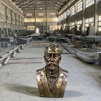 Statues de célébrités en bronze au design antique moderne, à prix réduit, couleur et taille personnalisées, réalisées par des techniques de moulage et de modélisation 3D