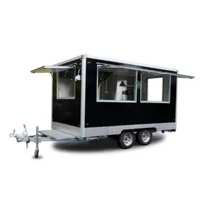 Support de 250g de cuisine complet, remorque avec marque italienne, mobile de kebab pour camion aliments commercial