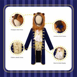 Disfraz de Bella y Bestia de <span class=keywords><strong>Disney</strong></span> para Niñas, Ropa de Poliéster para Halloween, Venta Caliente Transfronteriza - Product Image 3