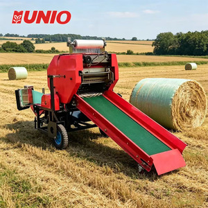 Mini Enfardadora Redonda <span class=keywords><strong>de</strong></span> Alta Productividad con Motor, Fabricada en Henan, China, para Uso Agrícola en Heno y Ensilaje <span class=keywords><strong>de</strong></span> Maíz, <span class=keywords><strong>Precio</strong></span> <span class=keywords><strong>de</strong></span> Venta - Product Image 1
