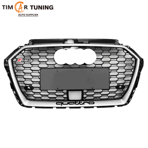 Griglia Stile ACC RS3 per <span class=keywords><strong>A3</strong></span>/<span class=keywords><strong>S3</strong></span> 8V.5 (2017-2020) Berlina/Hatchback, Griglia Anteriore OEM Nero Lucido/Cromata per <span class=keywords><strong>A3</strong></span> <span class=keywords><strong>S3</strong></span> 8V.5 Facelift - Product Image 3