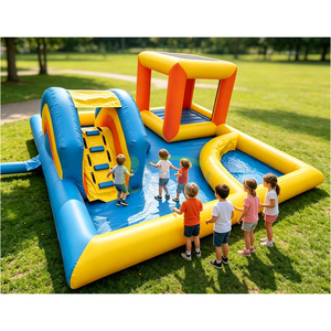 Centro de Juegos Inflable de PVC Comercial para Niños, <span class=keywords><strong>Casa</strong></span> de Brinco al Aire Libre <span class=keywords><strong>con</strong></span> Pared de Escalada, Tobogán, <span class=keywords><strong>Piscina</strong></span> de Chapoteo/<span class=keywords><strong>Piscina</strong></span> de Pelotas - Product Image 2
