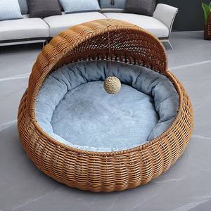 เตียงแมวบ้านแมวสำหรับลูกแมวเสื่อสำหรับสัตว์เลี้ยงที่นิยมถอดออกได้และซักได้ - Product Image 4