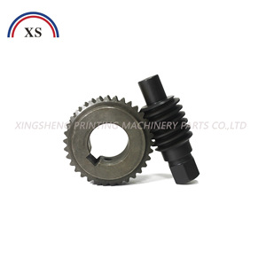 <b>Worm</b> <b>Gear</b> Rubber Core Nonstandard For Printing Machinery Parts - Product Image 3