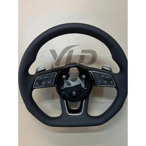 Nouveau Volant en Cuir <span class=keywords><strong>S</strong></span>-<span class=keywords><strong>Line</strong></span> avec Bouton de Démarrage pour <span class=keywords><strong>Audi</strong></span> R8 TTRS C6 C7 S7 S4 A4 B8 RS3 SQ5 S5 B9 A6 C8 A3 <span class=keywords><strong>2018</strong></span> - Product Image 3