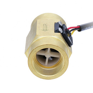 Nhà máy 3-24V DC Cảm biến lưu lượng chất lỏng đồng thau lưu lượng kế <span class=keywords><strong>1</strong></span>/2 "3/4" <span class=keywords><strong>1</strong></span>/4 "<span class=keywords><strong>1</strong></span>" hiệu ứng Hall cảm biến lưu lượng nước cảm biến - Product Image 3