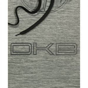 DKB uomo 2 pezzi PULLOVER con cappuccio 3D Logo ricamato Anti-strizzacervelli con schermo stampato modello solido 6XL taglia 500gsm peso - Product Image 2