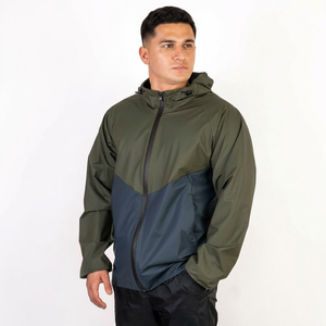 Stylish design Windbreaker <b>Jacket</b> <b>light</b> weight anti wrinkle comfortable Contrasting colors breathable windbreaker <b>jacket</b> for <b>men</b> - Product Image 1