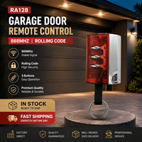 Control remoto de código variable de 868MHz para puerta de garaje VARIO MARTE Marte 3, transmisor de llavero con cubierta deslizante roja para abridor de portones