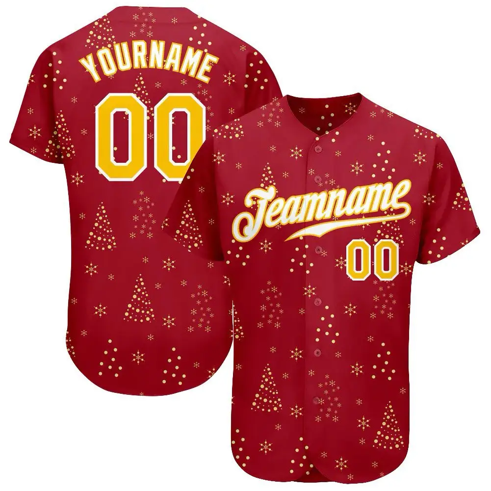 Concevez votre propre style de Noël personnalisé hommes maillot de baseball broderie ligue majeure 49ers maille maillots de baseball