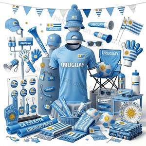 Paquete de Artículos para Fanáticos del Fútbol: Camiseta, Sudadera con Capucha, Gorra, Mochila, Botella, Toalla Refrigerante, Cordón, Llavero, Bandera, Adhesivo para Regalos y Artículos Promocionales de Eventos - Product Image 1
