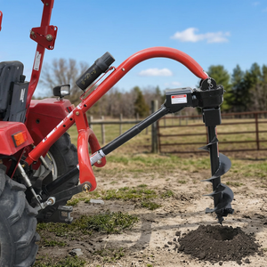 Tracteur compact Ep Model 400 Cat 0 avec pelleuse de trous à 3 points, garantie de 3 ans, emballage en caisse en bois, agriculture, personnalisé - Product Image 3