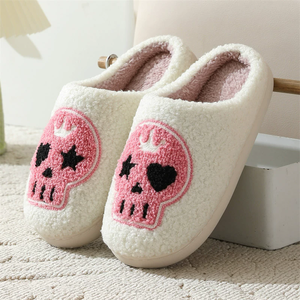Wholesale New Slides Halloween Home Warm Custom <strong>Slippers</strong> Christmas <strong>Novelty</strong> <strong>Slippers</strong> Cute Skull <strong>Slippers</strong> for Women - Product Image 5