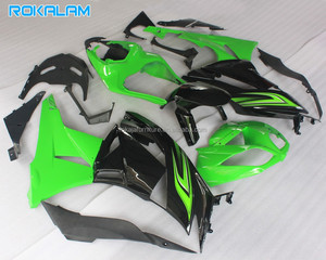 Kit de Carrocería Personalizado ABS para Motocicleta <span class=keywords><strong>Kawasaki</strong></span> <span class=keywords><strong>Ninja</strong></span> ZX6R 09 10 11 12 <span class=keywords><strong>636</strong></span> Verde Negro ZX-6R <span class=keywords><strong>2009</strong></span> 2010 2011 2012 ZX636 - Product Image 1