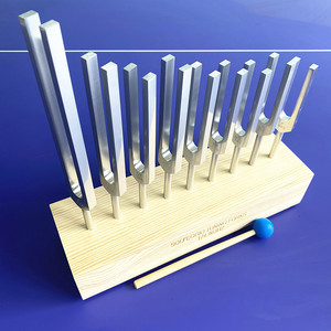 Diapason de yoga avec base sonore (174Hz, 285Hz, 396Hz, 417Hz, 528Hz, 639Hz, 741Hz, 852Hz, 963Hz) en aluminium. - Product Image 1