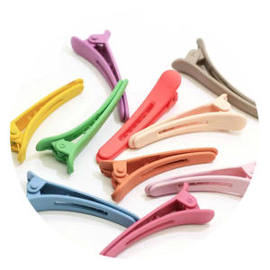 Pinza para el pelo con temperamento para niña y mujer, horquilla <span class=keywords><strong>de</strong></span> pico <span class=keywords><strong>de</strong></span> pato, herramienta <span class=keywords><strong>de</strong></span> peinado artesanal, accesorios para el cabello, Clip para la punta <span class=keywords><strong>de</strong></span> peluquería - Product Image 1