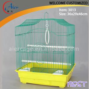 Kuş üreme kafesleri çin papağan boyutu plastik tepsiler antika küçük tel kafesleri kuşlar malzemeleri ekstra büyük kuş kafesi - Product Image 2