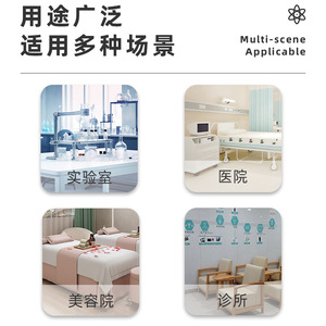 Carrito de Enfermería de Acero Inoxidable Médico con Cesta de Almacenamiento Cuadrada Reforzada, Carrito de Limpieza de Ropa para Hospital, Gestión 6S - Product Image 5