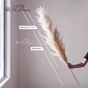 زهري من عشب السمبانبا الاصطناعي ديكور عشب السمبا الصناعي لترتيب أزهار المزهرية ديكور منزلي للزفاف عشب السمبط - Product Image 5