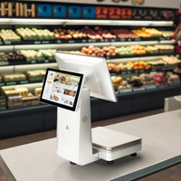 Báscula de Pesaje POS de Grado Industrial con Pantalla Táctil, Sistema Operativo Windows/Android, Impresora Térmica, Impresión de Etiquetas de Código de Barras