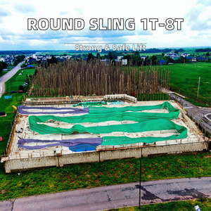 フレキシブルリフティングスリング ポリエステルソフトスリング 高強度 CE認証済み - Product Image 2