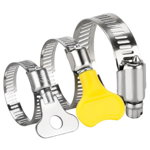 Lichang Stainless Steel Hose Clamp 6-44mm Turn-Key Handle General Industry Pipe Clamp - Product Image 1