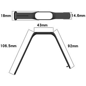 Eraysun <span class=keywords><strong>Correa</strong></span> de Silicona para Reloj <span class=keywords><strong>Xiaomi</strong></span> <span class=keywords><strong>Mi</strong></span> <span class=keywords><strong>Band</strong></span> 7, <span class=keywords><strong>6</strong></span>, 5 NFC, <span class=keywords><strong>Correa</strong></span> de Goma, Accesorios de Pulsera - Product Image 6