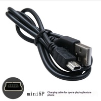 Câble de charge/données USB V3 Mini 15m, conducteur en cuivre 5 broches pour téléphone portable et téléviseur
