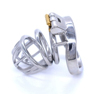 Jaula de Castidad Masculina Pulida a Mano en Oferta, Juguete Sexual de Abstinencia, Jaula para Pene de Fantasía BDSM, Retrasa la Eyaculación para Hombres - Product Image 3