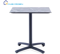 Ensemble table et chaises pliantes en plastique imitation bois pour extérieur, haute qualité, cadre en aluminium léger, résistant aux UV, mobile, idéal pour les pique-niques