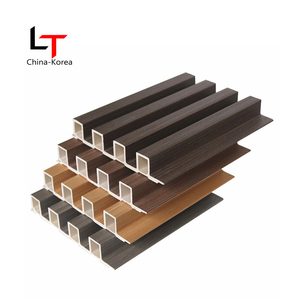 Pannello Murale WPC di Lunga Durata, Composito <span class=keywords><strong>Legno</strong></span>-Plastica, Tubo Quadrato <span class=keywords><strong>per</strong></span> Decorazioni Interne, Listello Cavo in <span class=keywords><strong>Legno</strong></span> - Product Image 3