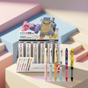 For You're Mine Korea Kids Cute Pikaed Multi-<b>Colored</b> Ink 0.7mm Ballpoint <b>Pen</b> 24-Piece Set Office - Product Image 2
