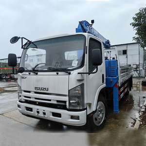 מנופים רכבים ניידים חדשים ISUZU 5 טון משאית מנוף רכוב הידראולי - Product Image 4
