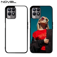 Coques de téléphone en TPU + aluminium anti-rayures par sublimation 2D pour la série Oppo Realme V13 V15 K9 X50, noires, ajustement parfait, vente en gros de luxe