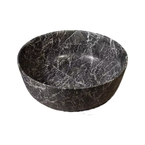 Baignoire autoportante en marbre noir <span class=keywords><strong>de</strong></span> conception occidentale, décoration <span class=keywords><strong>de</strong></span> villa personnalisée, marbre <span class=keywords><strong>de</strong></span> Nero Marquina - Product Image 1
