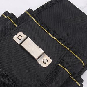 Durable Electrician Heavy Duty Canvas Tool Belt Bag Carpenter Workapron Construction Waist Tool Bag - Product Image 4