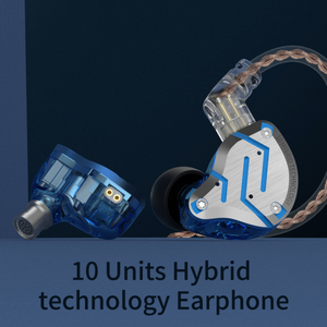 <span class=keywords><strong>Kz</strong></span> <span class=keywords><strong>Zs10</strong></span> <span class=keywords><strong>Pro</strong></span> 4BA + 1DD casque à technologie hybride hi-fi intra-auriculaire, écouteurs pour musiciens et chanteur, écouteurs Iem professionnels - Product Image 4