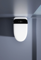 WC intelligent électrique monobloc JM807 avec fonction autonettoyante, siège chauffant, céramique, double chasse et capteur de pied