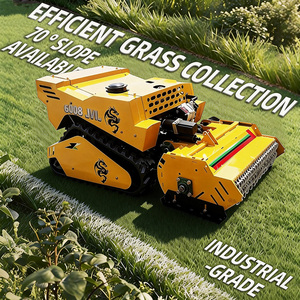 Hot Sale Remote Control Lawn Mower Flail Lawn Mower <b>Cutting</b> Width 800mm 1000mm 1200mm <b>Grass</b> Cutter - Product Image 1
