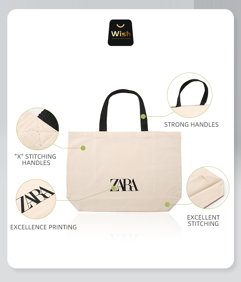 2022 Hot Selling Canvas Bag Beach Shopping Bag Tote Tote Bag Pocket