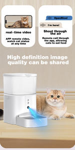 Mangeoire intelligente pour animaux de compagnie chronométrage des aliments vidéo vocale quantitative APP contrôle chargeur automatique à distance - Product Image 4