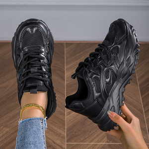 Sneakers décontractées élégantes de haute qualité pour femmes, chaussures à semelle épaisse, baskets tendance pour femmes - Product Image 3