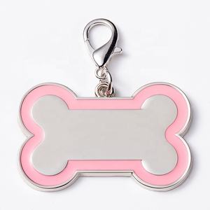 Pin kerah Enamel bentuk tulang lucu warna-warni grosir Logo kustom pabrik Tiongkok kualitas tinggi diskon besar-besaran <span class=keywords><strong>Tag</strong></span> anjing Aloi seng - Product Image 5