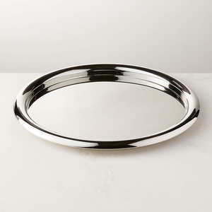 Stainless Steel Serving Platter Farmhouse Tabletop Decor Home Hotel Weddings <b>Offices</b> Decorative Plating Serving <b>Tray</b> - Product Image 6