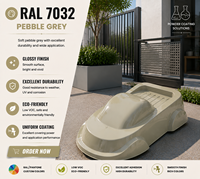 RAL 7032 Çakıl Grisi Epoksi Polyester Toz Boya, Endüstriyel Ekipmanlar, Demir Mobilyalar ve Otomotiv için Korozyon Önleyici