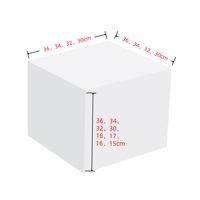 3. 	 Cube surélevé en acrylique transparent fait main pour la décoration de table de buffet de mariage