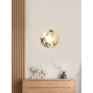 Italian <b>Wall</b> Lamp Marble Design LED E27 <b>Switch</b> Control For Living Room Bedroom Hallway Decorative <b>Light</b> - Product Image 4