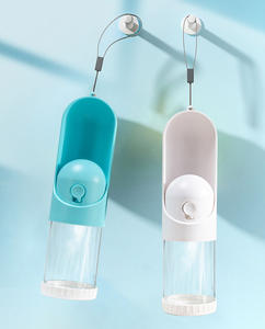 Taşınabilir çevre dostu köpek su şişesi dağıtıcı çok fonksiyonlu açık seyahat içme arkadaşı ile katı hayvan desen - Product Image 5